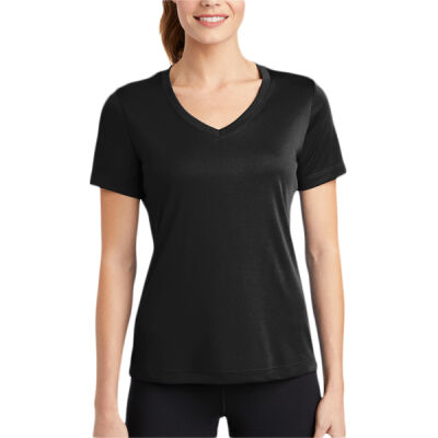 SFHS Football Tee Dry Fit Ladies V-neck Thumbnail